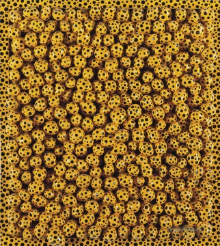  gelbe Galerie - Gelbe Dots A Yayoi Kusama Pop Art Minimalismus Feministin